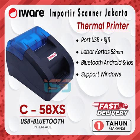 Promo Printer Kasir Ppob Thermal Mm Iware C Bt C Xs Bluetooth