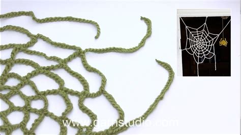 How To Crochet The Spider Web In Drops Extra 0 1426 Youtube