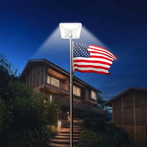 Amazon Flag Pole Light Solar Powered Led Lm Solar Light