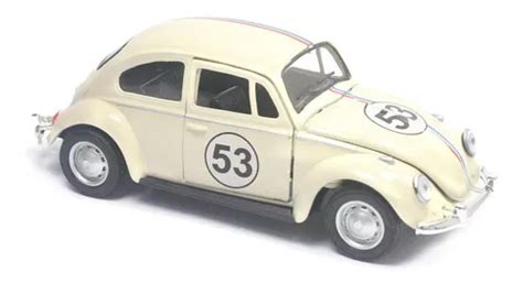 Miniatura Volkswagen Fusca Herbie Escala