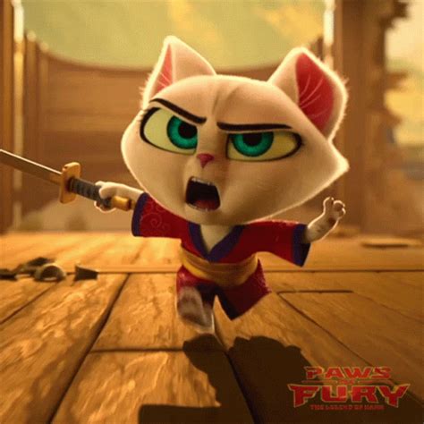 Attack Emiko GIF - Attack Emiko Paws Of Fury The Legend Of Hank ...