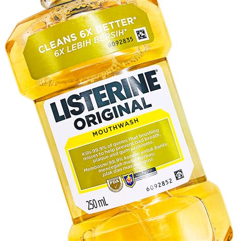 Listerine Original 250ML - BULKY