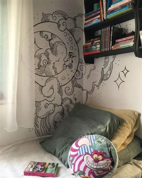 Desenhos Para Fazer Na Parede Do Quarto Fácil - 45 Desenhos para fazer na parede do quarto incríveis - Artesanato Passo ...