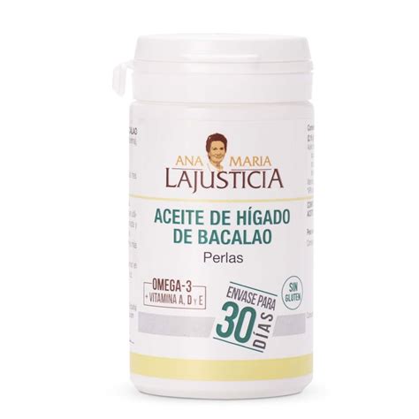 ACEITE DE HIGADO DE BACALAO 90 Perlas Ana Maria Lajusticia Pro