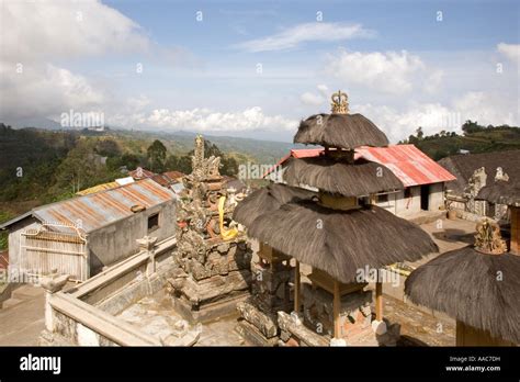 rural temple pura puncak penulisan bali indonesia stock photo alamy