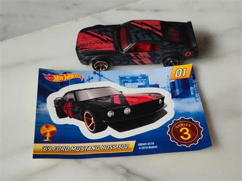 Hot Wheels 69 Ford Mustang Boss 302 From 2019 Msytery Models Series 3 Hobbies Toys Toys