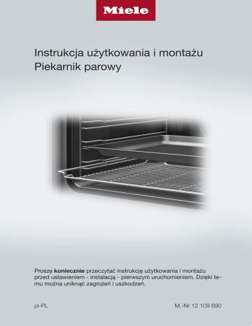 Miele DGC 7450 Piekarnik parowy Instrukcja obsługi Manualzz