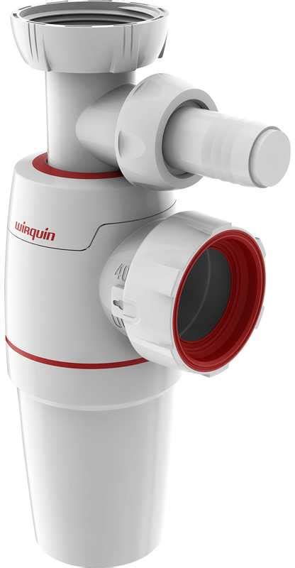 Wirquin izlietnes sifons Neo Air, 1½, x 40 mm, bez noteces, ar pieslēgu ...