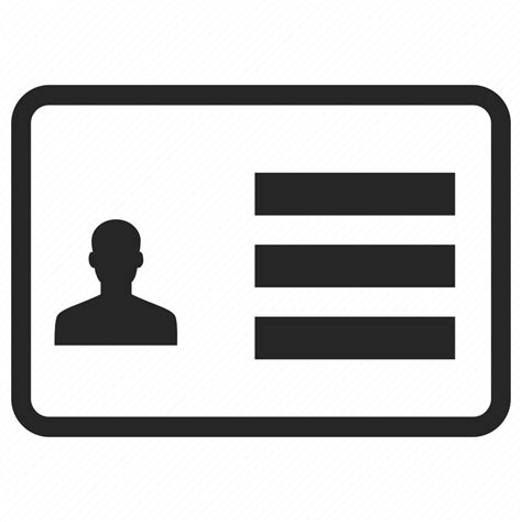 Card Id Id Card Identity Identity Document Icon Download On Iconfinder