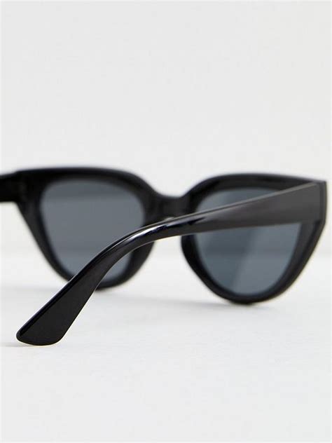 New Look Black Cat Eye Sunglasses Uk