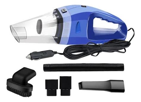 Apirador De Po Para Carro - Aspirador De Pó Portátil Para Carro 120w Azul Com Fio | MercadoLivre