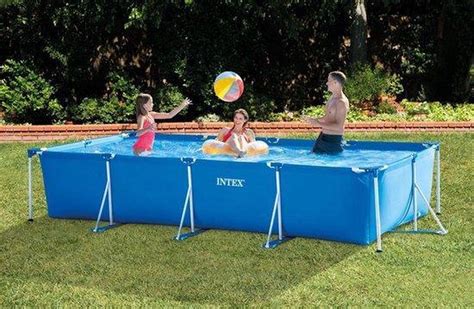 Bol Intex Rectangular Metal Frame Pool X X Intex