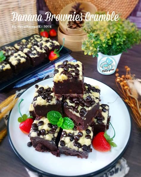 10 Resep Brownies Pisang Empuk Lumer Dan Praktis