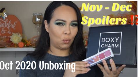 Boxycharm October 2020 Unboxing Boxycharm November 2020 Spoiler