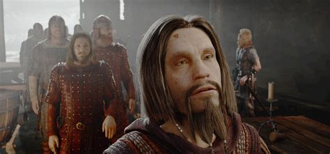 Beowulf Movie Still 2007 John Malkovich As Unferth This Motion