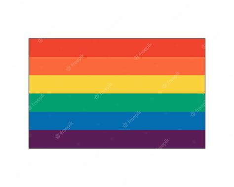 Bandeira Colorida Do Arco íris Movimento Lgbt Minorias Sexuais Símbolo