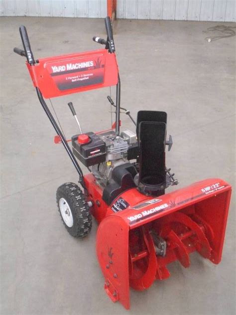 Yard Machine 24 Inch Snowblower Manual