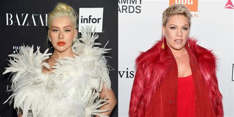 Christina Aguilera Finally Clears Up Early 2000s Feud With Pink