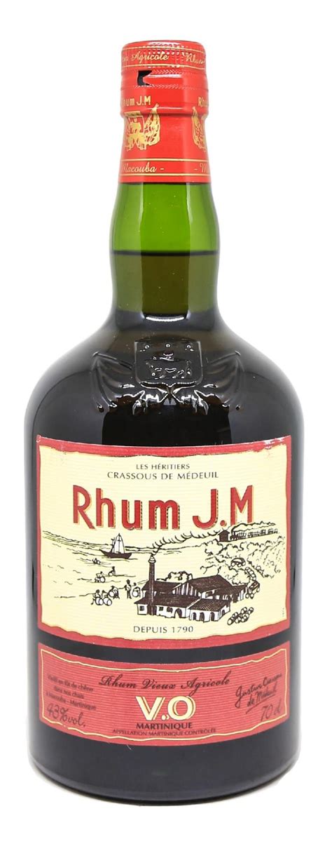 Rhum Agricole Pur Jus De Canne Rhum Jm Vo Clos Des