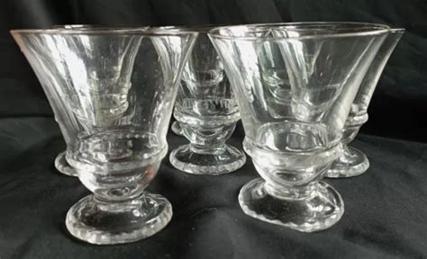 Anciens Verres A Porto Aperitif Verre Taille Art Deco Dn Eur