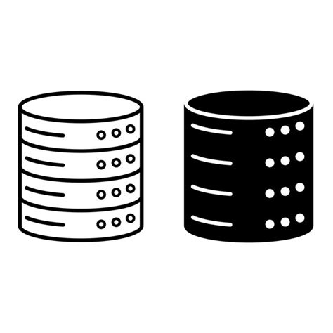 Premium Vector Database Icons