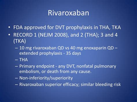 Ppt Dvt Prophylaxis In Orthopedic Patients Powerpoint Presentation Free Download Id 2670986