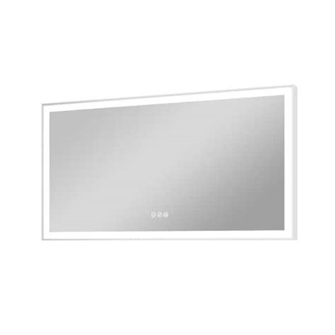 Forclover In W X In H Rectangular Framed Anti Fog Dimmable Wall