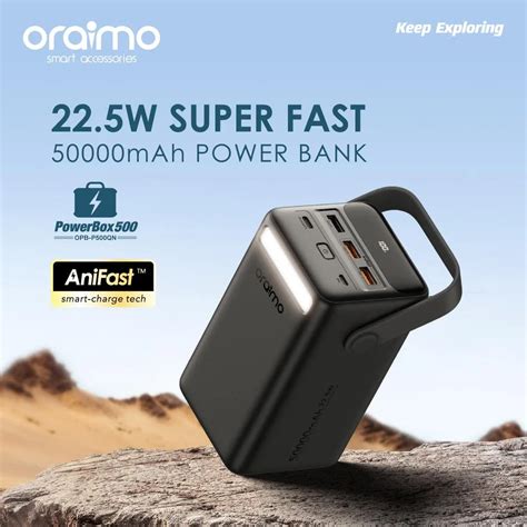 Oraimo PowerBox 500 OPB P500QN 50000mAh 22 5W Power Bank Sophie S