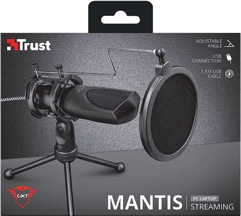 Trust GXT 232 Mantis USB Streaming Microphone Audio Microphones On