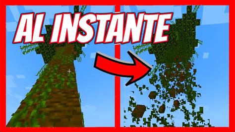 Como Talar Arboles Mas Rapido En Minecraft Falling Tree Mod 117