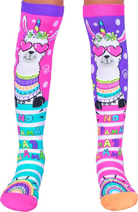 Madmia Llama Socks Cool Knee High Socks In Cute Llama