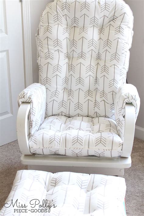 Outrageous Glider Chair Cushions For Nursery Thick Rocking