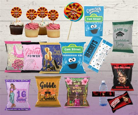 Party Pack Custom Party Favor Bundle Party Favors Birthday Party Favors Choose Any Theme