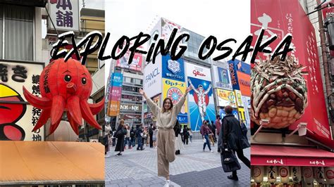 Osaka Travel Vlog Let S Explore Dontonbori Shinsaibashisuji