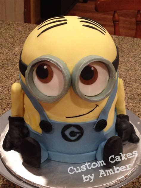 Despicable Me Minion cake by Custom Cakes by Amber | Pictures of food ...