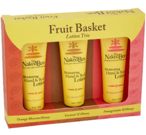 Naked Bee Fruit Basket Trio Naturism Wales