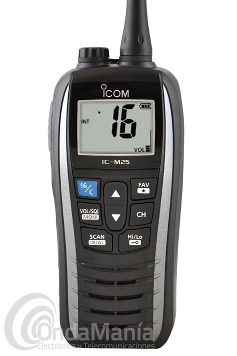 WALKIE TALKIE ICOM IC M25 EURO WALKY VHF MARINO IPX 7 DESTELLA AL CAER