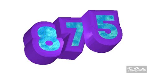 875 Number Animated  Logo Designs