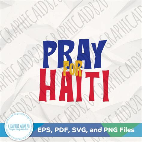 Pray For Haiti Svg Haiti Png Haitian American Vector File Ayisyen Flag