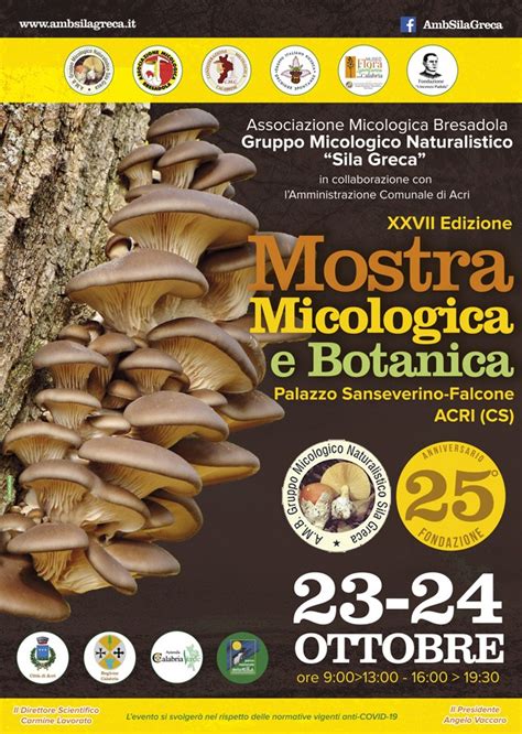 ACRI TRE GIORNI PER LA XXVII MOSTRA MICOLOGICA E BOTANICA