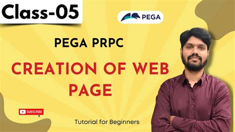 Learn Pega In Telugu Creation Of Web Page Pega For Begginers