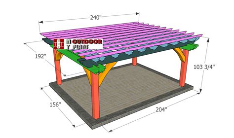 Pergola Plansdimensions Myoutdoorplans