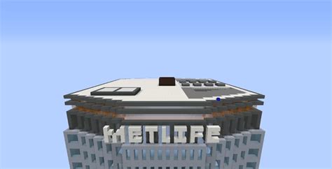 Metlife Building Nyc Schematic No Interior Minecraft Map