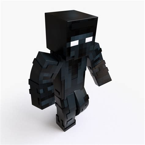 D Nob Saibot Minecraft Mixamo Animatable Vray Arnold D Model