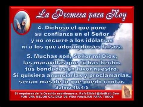 La PROMESA para HOY Reflexión y Oración Febrero 17 Un tiempo de