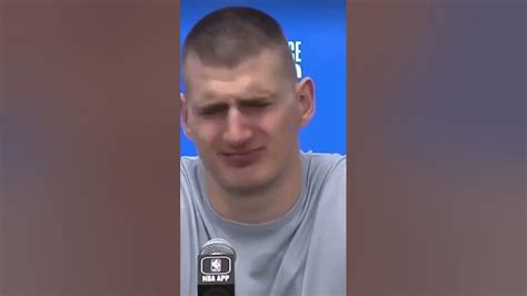 Nikola Jokic Postgame Interview Youtube