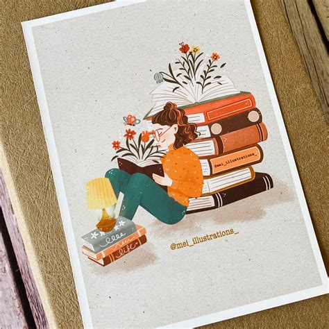 Art Print Handmade Art Print Bookish Art Print Digital Art - Etsy