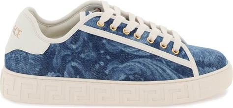 Versace Barocco Greca Sneakers Shopstyle