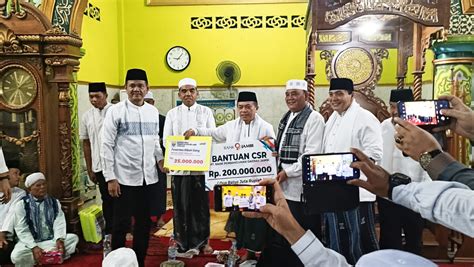 Safari Ramadhan Di Ladang Panjang Sarolangun Al Haris Serahkan Rp 585