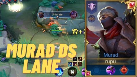 Aov Murad Pro Gameplay Murad Ds Lane Arena Of Valor Youtube